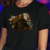 T-Shirt Women Viking Motif Cotton Size S To 3XLWill Open In a New Window or Tab