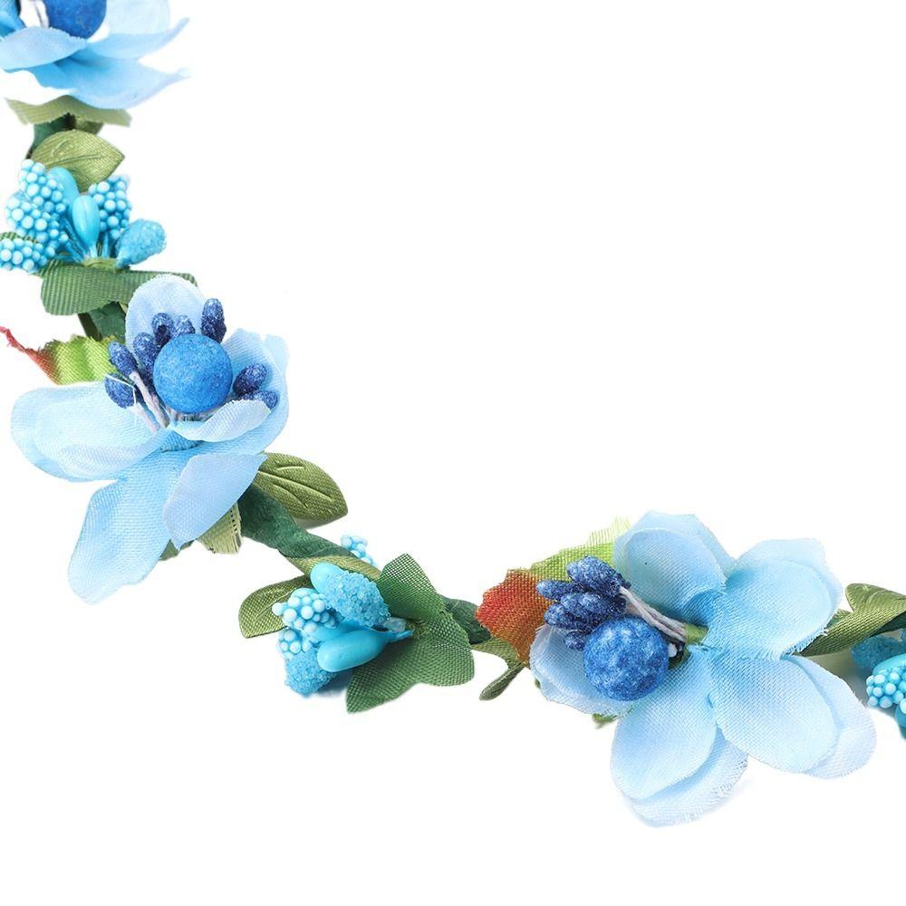 Stuha Svatební Doplňky Květinová Korunka Dívky Květinový Věnec Nevěsta Halo Pokrývka Hlavy Bohemia Girlanda