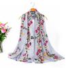 Literary National Style Long Scarf Spring Summer Travel Sunscreen Shawl New Women's Scarves  Gift