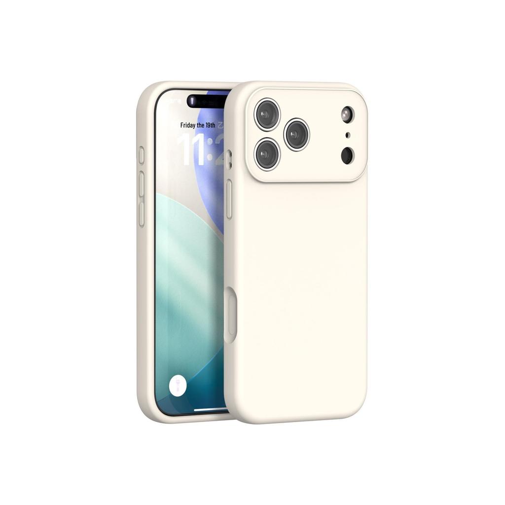 iPhone 17 Pro Max Silicone Case - Solid Color, Full Coverage, Drop Protection, Windows 17 Compatible