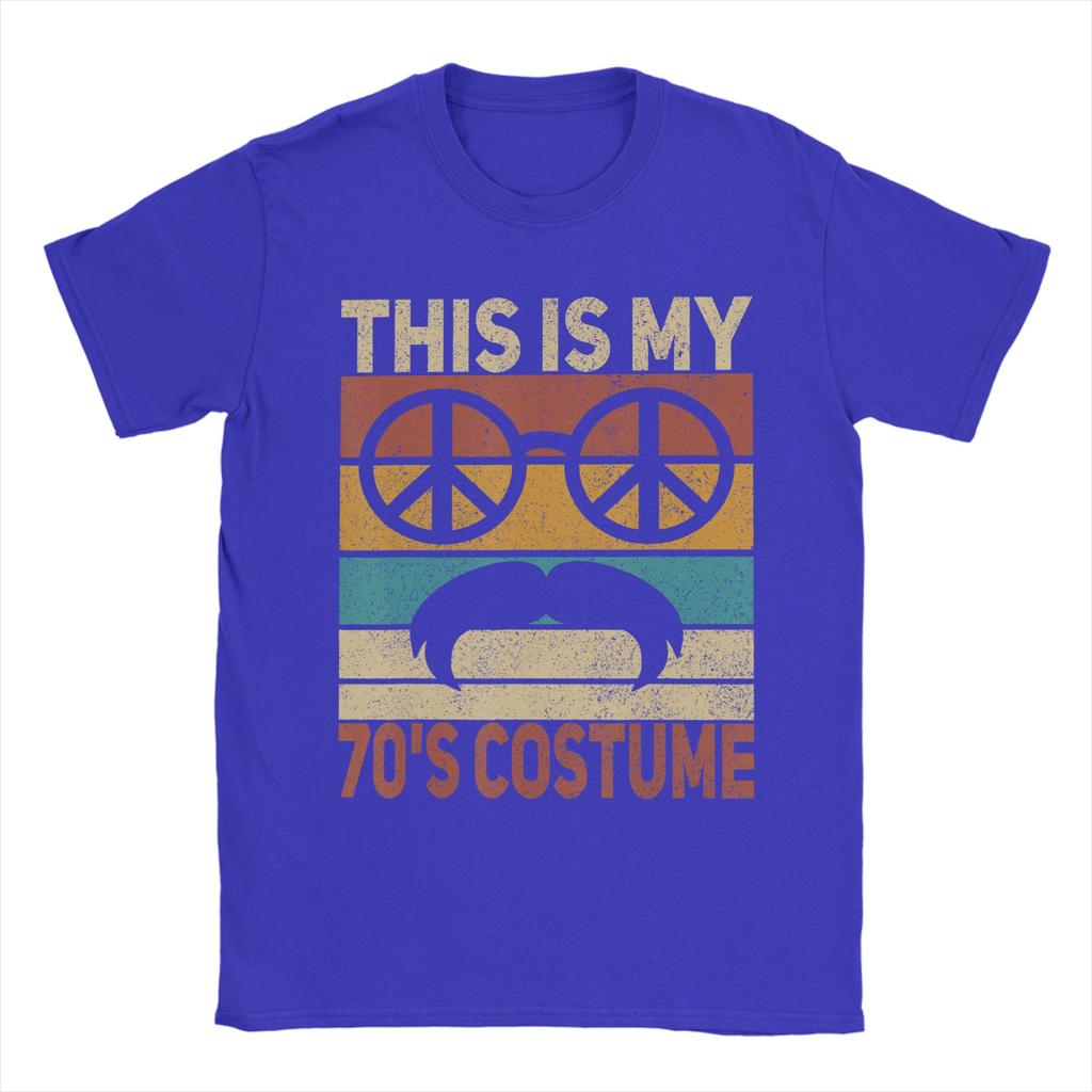 This is My 70s Costume 70 Styles Unisex 70's Disco 1970s T-Shirt Summer  Fashion T Shirts Unisex Tees Short Sleeve Vintage Tshirt
