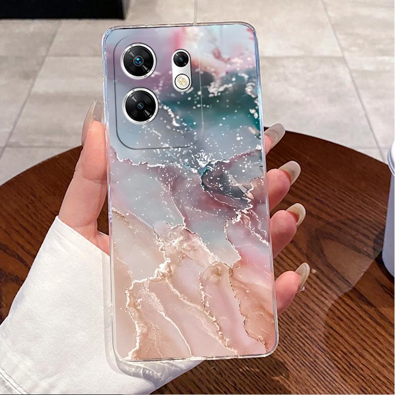 Phone Case For Infinix Zero 30 4G 5G Cute Love Rabbit Clear Silicone Soft TPU Back Cover For Infinix Zero30 X6731 X6731B Shell