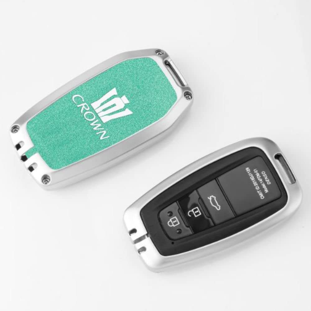 NextBlue Crown 220 Series Compatible Smart Key Case Zinc Alloy Key Holder with Key Holder, Gray