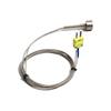 Strong Magnetic Adsorption Thermocouple Temperature Sensor 0-450 Degree  K Type Plug with Stainless Steel Shielded Wire