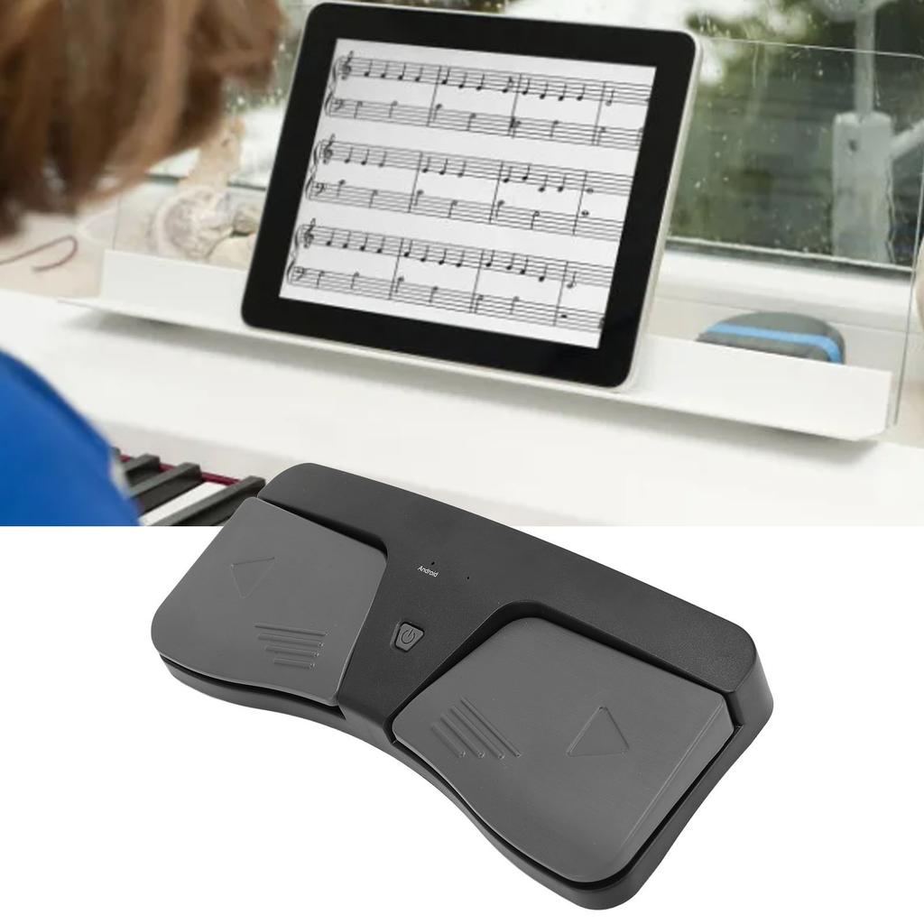 Drahtloses Umblätterpedal für Musikinstrumente Bluetooth Tragbares Musik-Umblätterpedal f