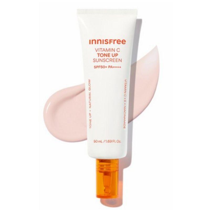 

Innisfree Солнцезащитный крем с витамином С Tone-Up SPF50+ PA++++ 50 мл