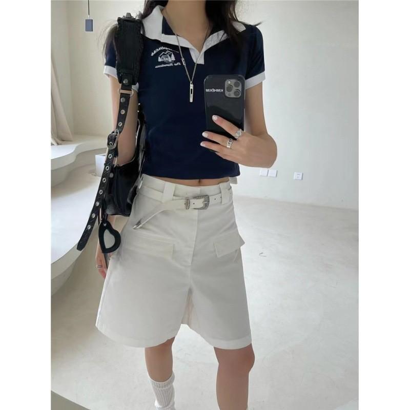 Stylish Black And White Metal Floral Buckle Belt For Women Vintage Chic Fashion