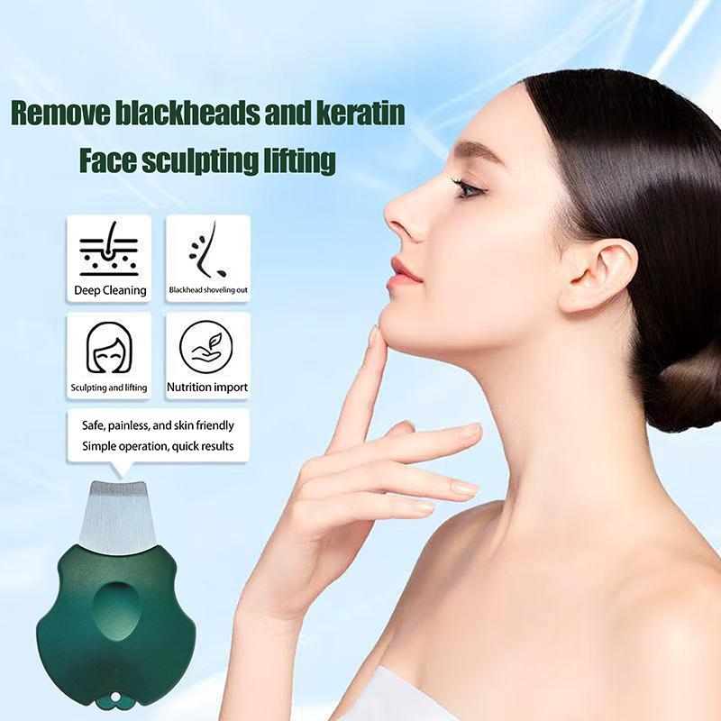 Portable Blackhead Spatula Exfoliator Deep Cleansing Remover Pore Cleaner Blackhead Removal Mini Beauty Device Skin Care Tool