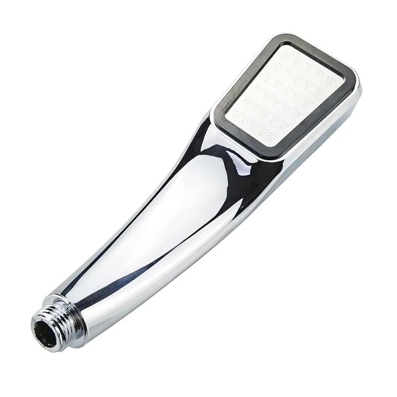 300 Holes Pressurized Single Head Hand Hold Square Shower Head Water Saving Rainfall Spray Nozzle Bathroom Accessories