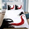 3D Print Venom Bed Linen Set King Queen Double Full Twin Single Size Venom Duvet Cover Set