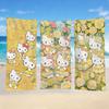 Towel Textile Bathrobe Flower Beach Quick-Drying K-KittyS Yellow SRO Lightweight Portable Camping H-HelloS Swim Pool Travel