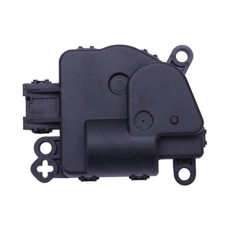 Replacement HVAC Air Door Actuator Motor with Part Number 4F2Z19E616GA, Injection-Molded ABS Housing, and Circular-Hole Mounting Points
