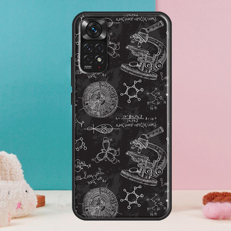Biology and Chemistry Case For Xiaomi Redmi Note 13 12 Pro 14 11 9 10 9S 10S 11S 12S Redmi 14C 13C 10C 12C Cover