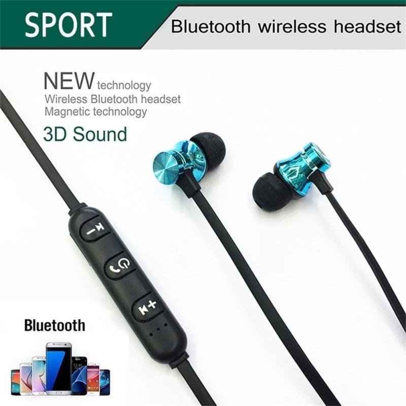 Magnetic Earphone Bluetooth-compatible Wireless Headset In-ear Noise Reduction Hanging Neck Sports