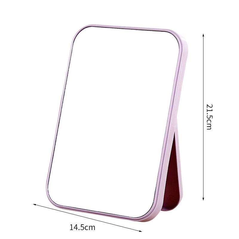 HD Square Folding Portable Makeup Mirror - Minimalist and Elegant Design
