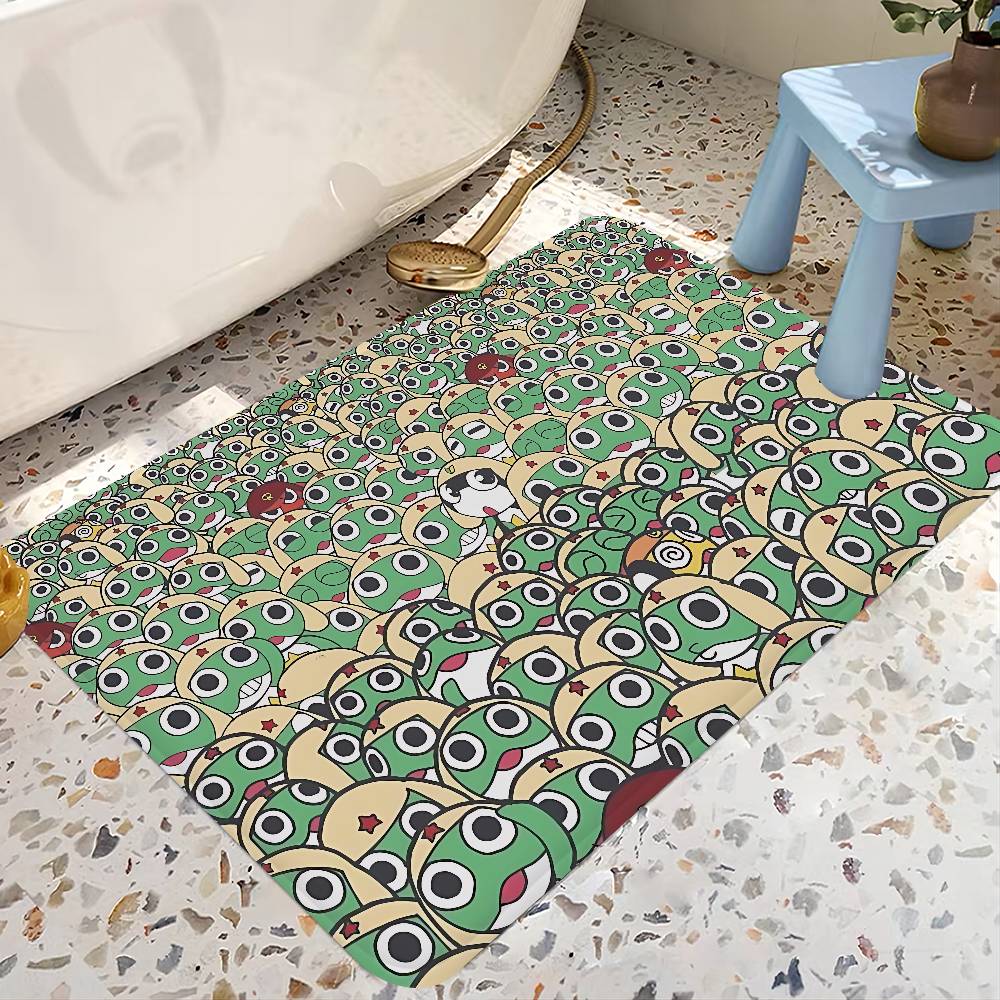 Anime Keroro Gunsou Frog Kitchen Mat Cheaper Anti-slip Modern Living Room Balcony Printed Modern Home Decor