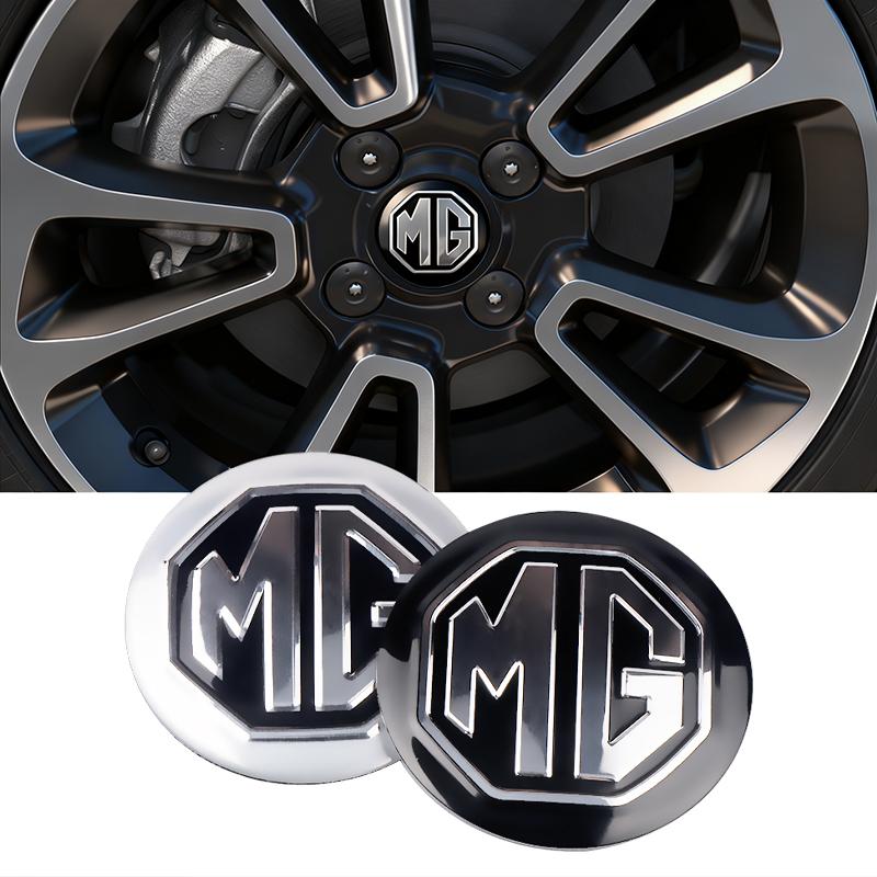 4pcs 65mm Car Wheel Center Hub Cap Rim Cover Emblem Stickers For MG HS r MG4 EV Cyber X MARVEL R ZS ES5 ONE Cyberster MG3 MG5 MG7