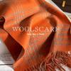 Wool Winter Scarf For Women Vintage Preppy Style Plaid Cashmere Scarves Hijab Solid Shawl Female Pashmina Bandana Scarves