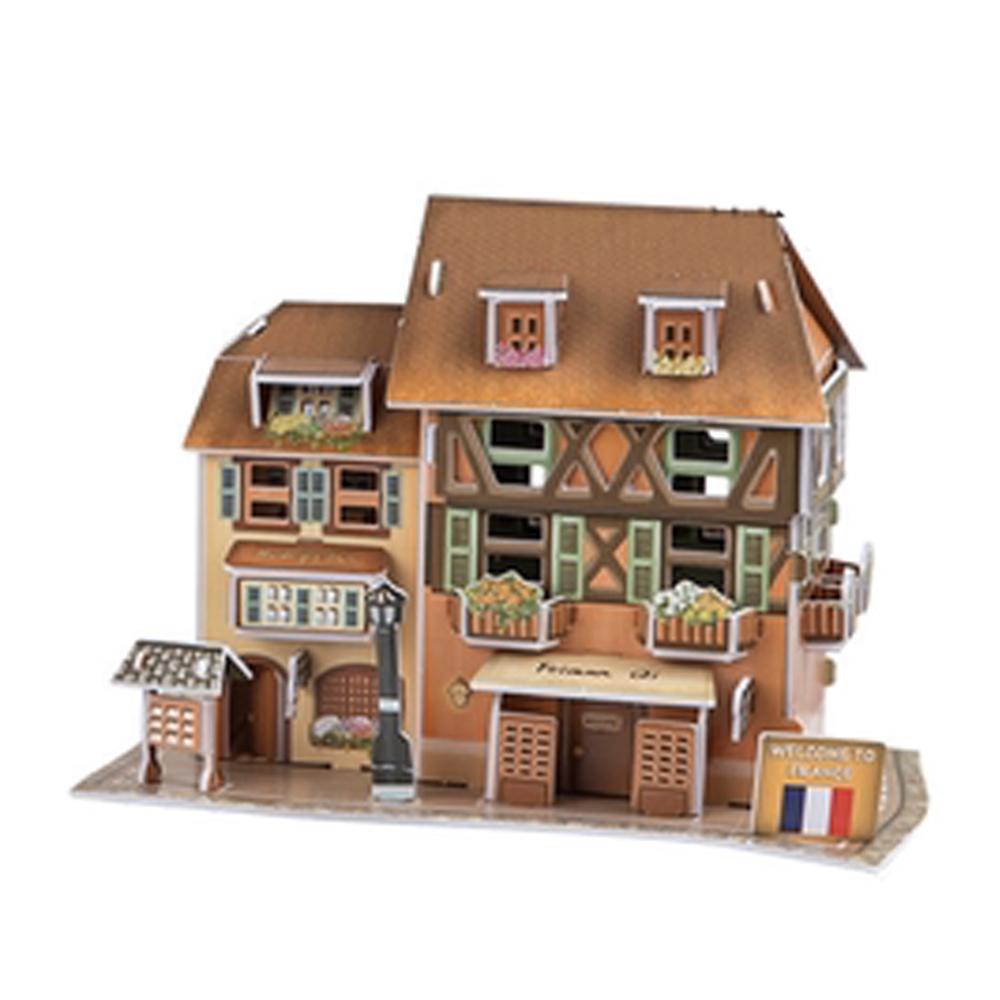 

DIY 3D-головоломка из бумаги, собранная модель, головоломка, обучающие игрушки, детская головоломка, детская архитектура T5