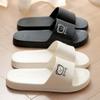 Home comfort summer slippers women and men go out home soft-soled dormitory dormitory non-slip thick-soled bathroom simple slippers women