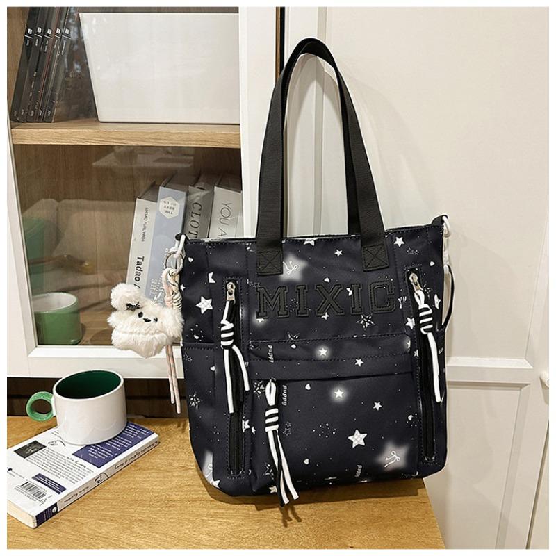 School Bag Women's New Japanese Ins High Value, Fresh and Sweet Star Make-up Bag, Light and Large-capacity Backpack