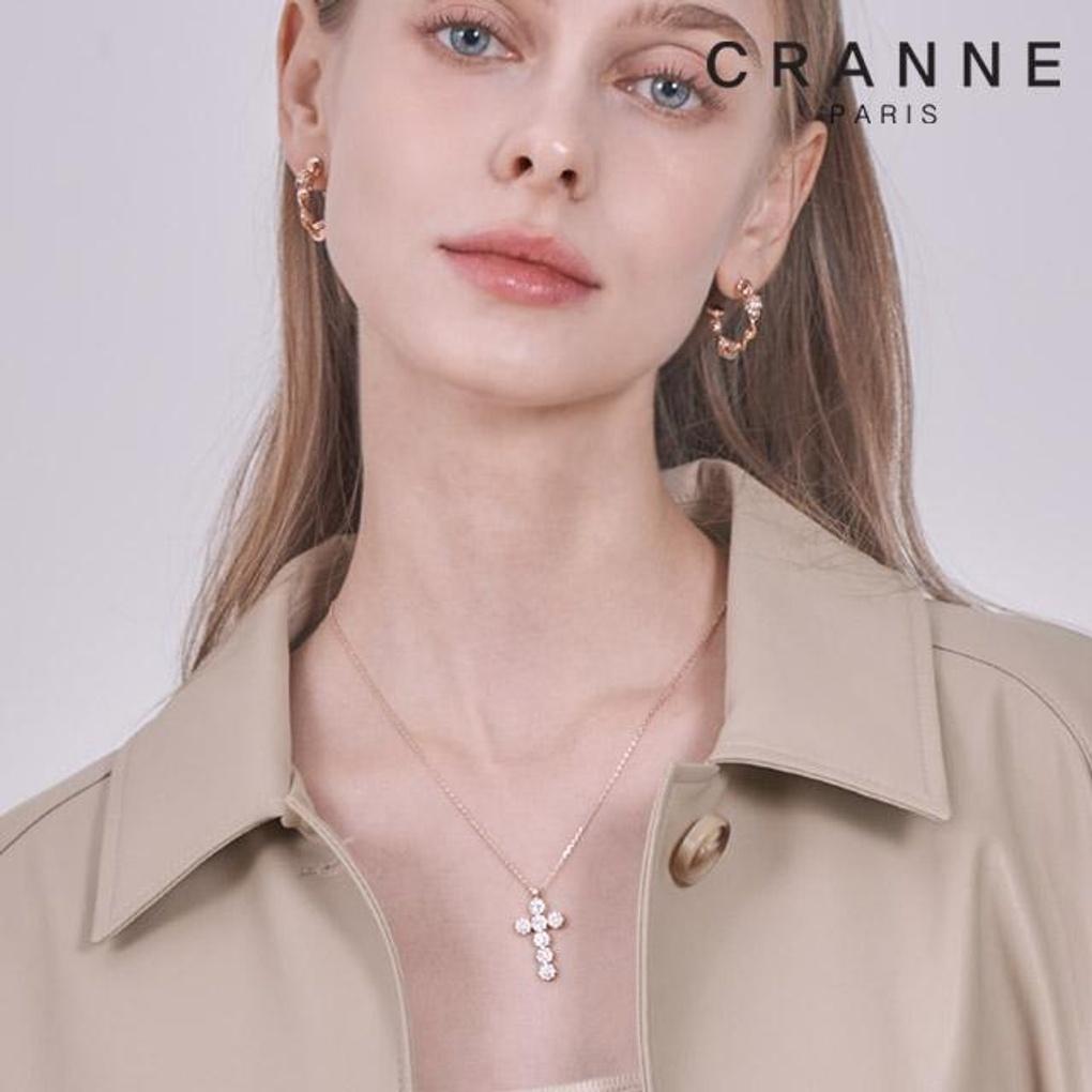 Cubic Cross Necklace C24NB107