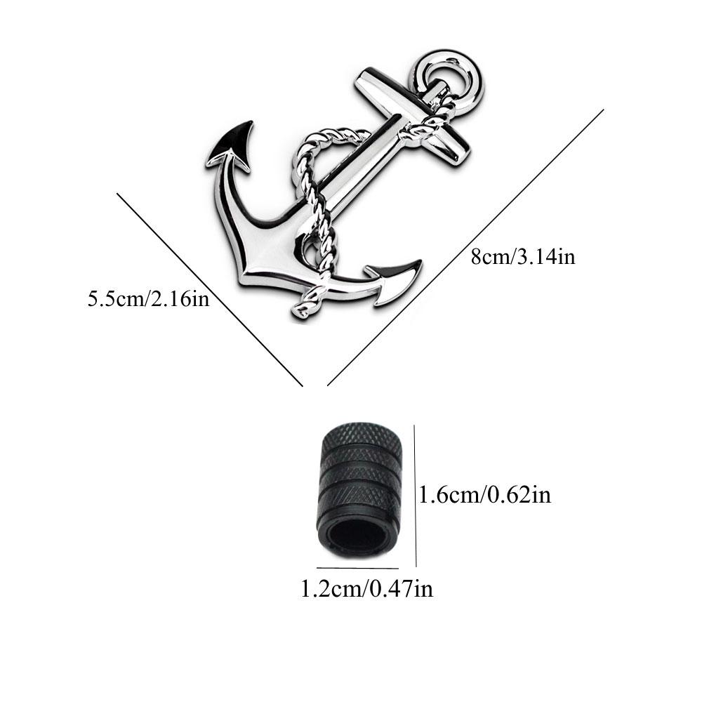 Badge Voiture Métal 3D Lettre S - Autocollant Fort + 4 Bouchons De Valve Moletés - Pour Personnalisation Auto, Moto - Style Chromé