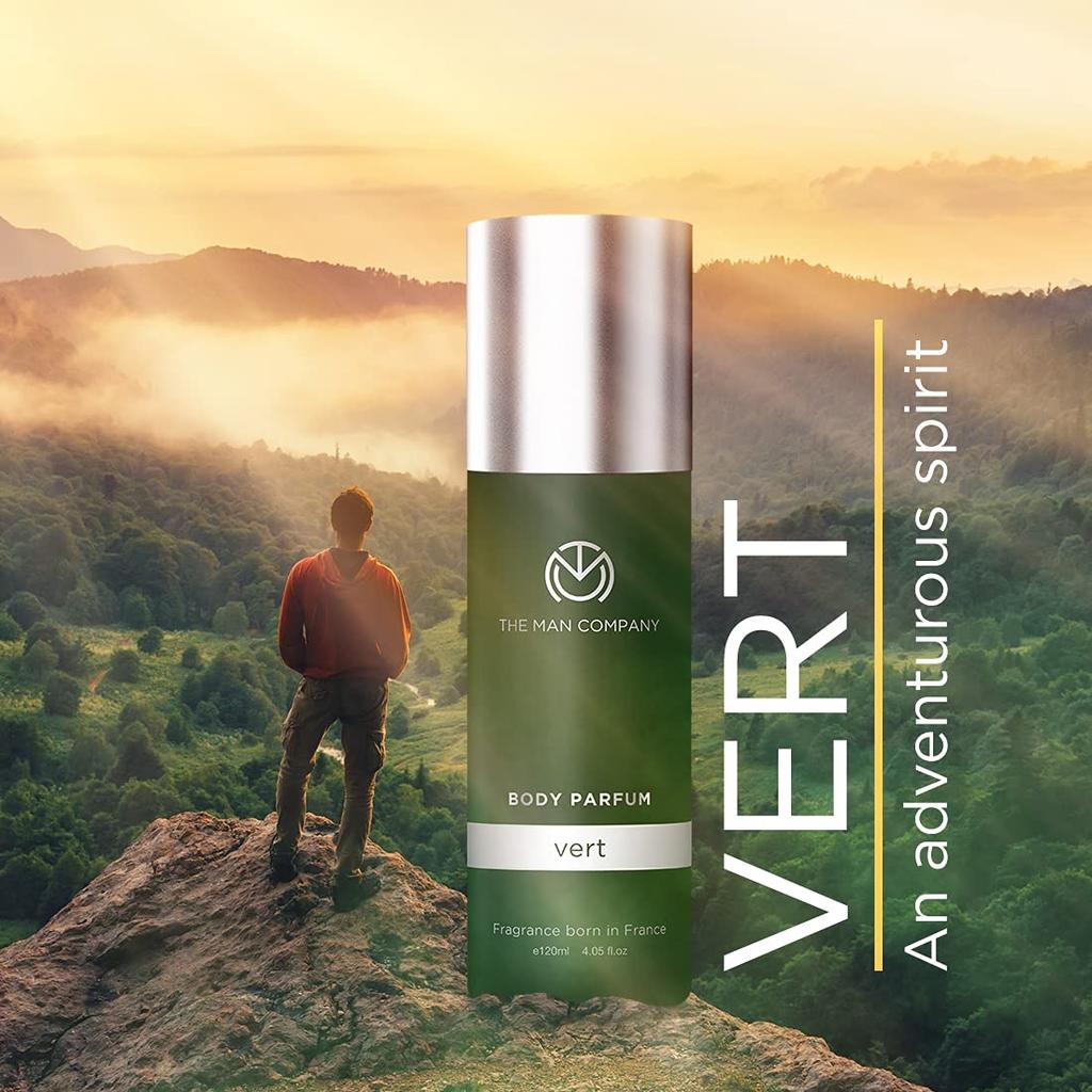 The Man Company Body Deodorant Trio Pack - Kopar, Blanc, Vert Body Perfume for Men | Luxury Long Lasting Fragrance|No Gas Deo Combo - (120ml*3)