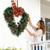 10 Pcs Christmas Garland Ties Wreath Twist Holders Seasonal Garland Tie Wrap For Outdoor Party Mantle Fireplace Wreath Stair
