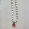 Elegant Vintage Freshwater Pearl Collarbone Necklace - White Retro French Style for Noble Women