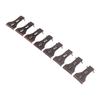 8Pcs Brick Hook Clips Steel Brick Hanger Fits Standard Size Bricks 2 1 4 Inch to 2 3 8 Inch in Height