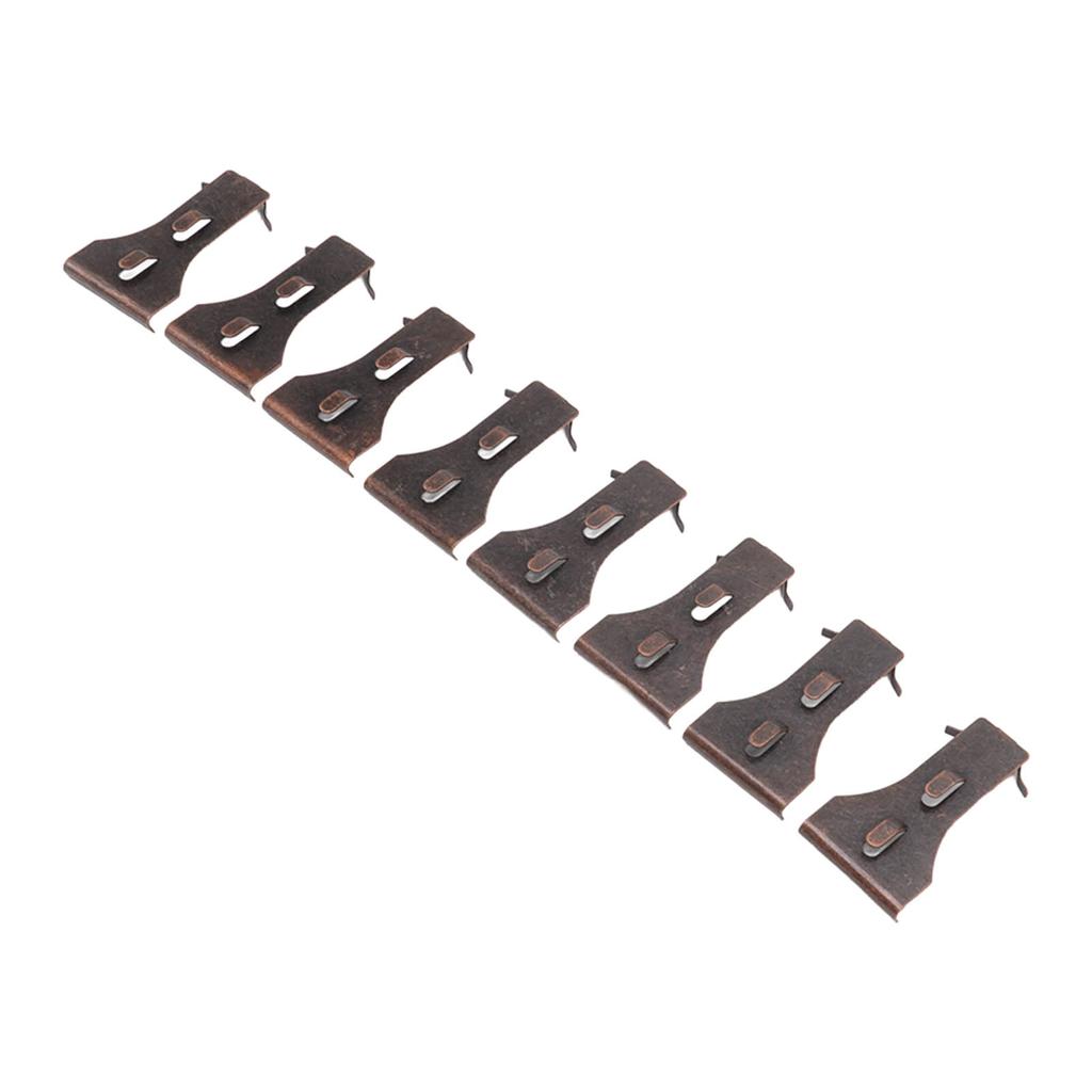 8Pcs Brick Hook Clips Steel Brick Hanger Fits Standard Size Bricks 2 1 4 Inch to 2 3 8 Inch in Height