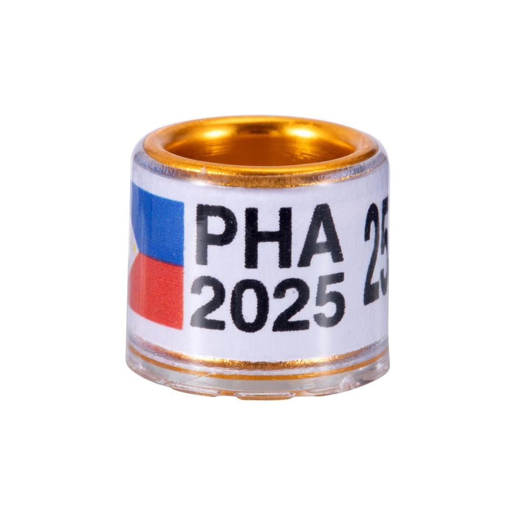 20 st 8 mm PHA 2025/2026 Duvfotsringar Aluminium Plast Fågel Papegoja Identifiering Fotring med Nummer Fågelbärande Tillbehör