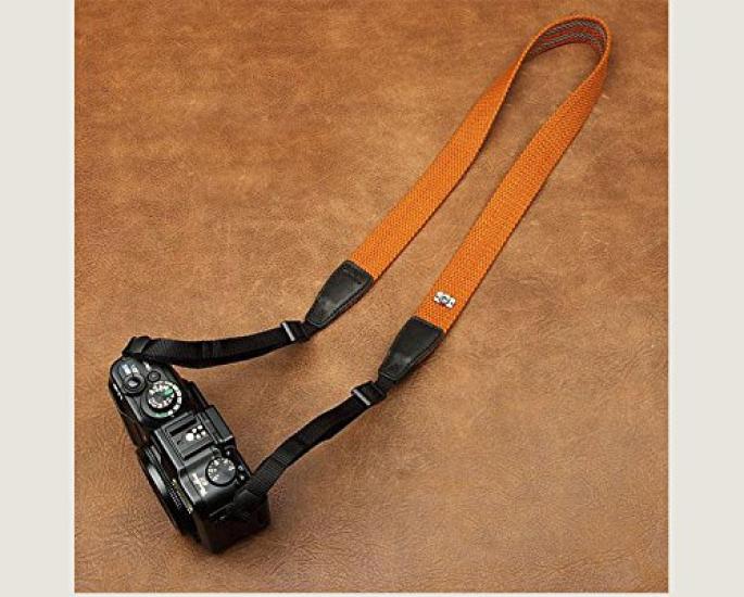 Camera Series Universal Cam-in Strap, Non-Slip GCS204, Fit, A9408, 25mm, Brown, Cotton, CAM1226A-1