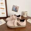 Sweet Retro Pink Board Shoes Women's Autumn New Versatile Casual Board Shoes Tide