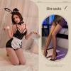 Seductive Leather Maid Bunny Costume Set – European & American Style Lingerie