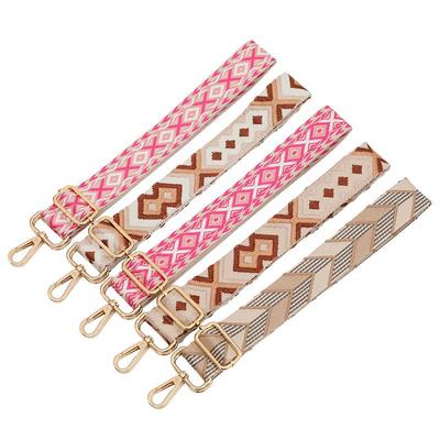 Europäisches & Amerikanisches Diamantenmuster Verstellbarer Umhängetaschengurt - Buntes Schulter-/Rucksack-Ersatzaccessoire