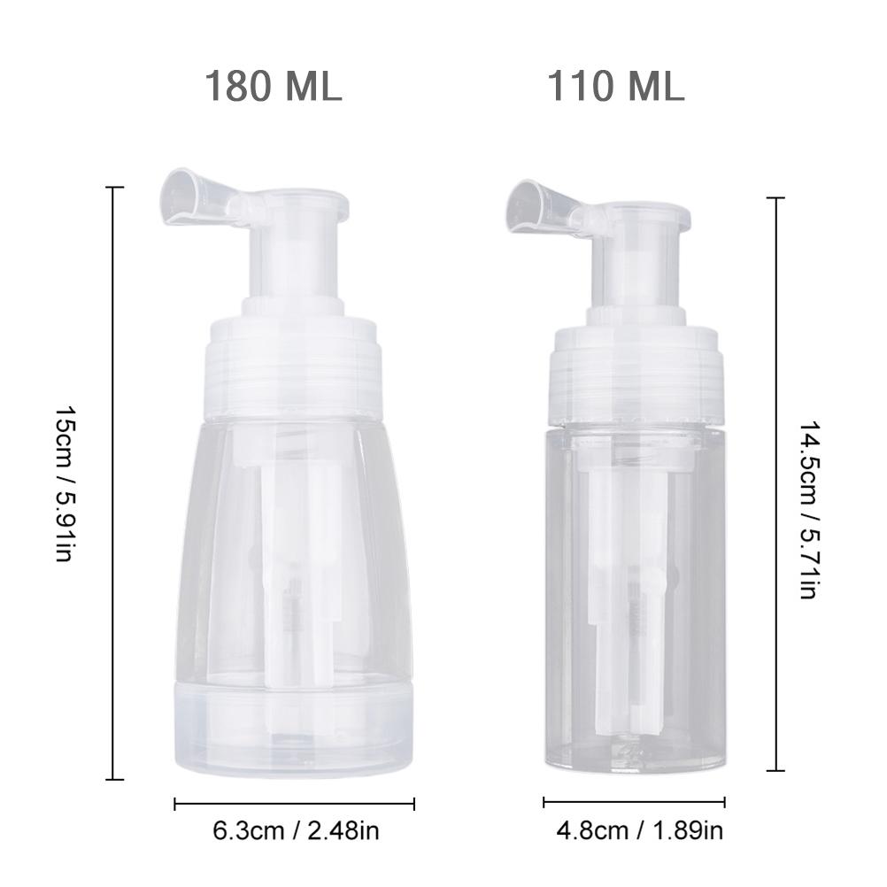 PET powder spray bottle, prickly heat powder, sunscreen, and hair spray bottle (110ml) белый