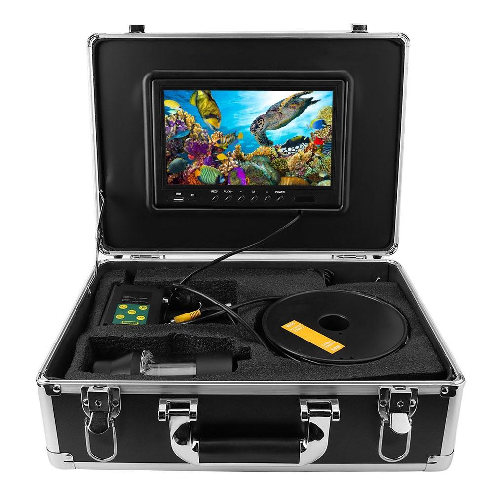 20m 9in LCD Underwater Fishing Video Camera DVR System 360 Degrees  Rotating Fish Finder