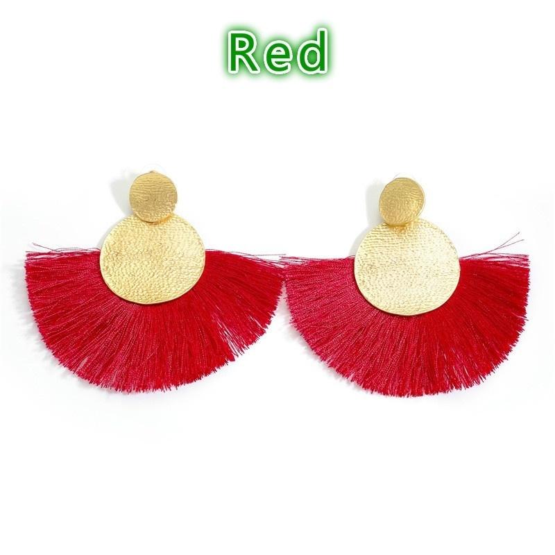 Tassel Earrings for Women Fashion Wedding Party Statement Bohemian Drop Earings Long Vintage Fringe