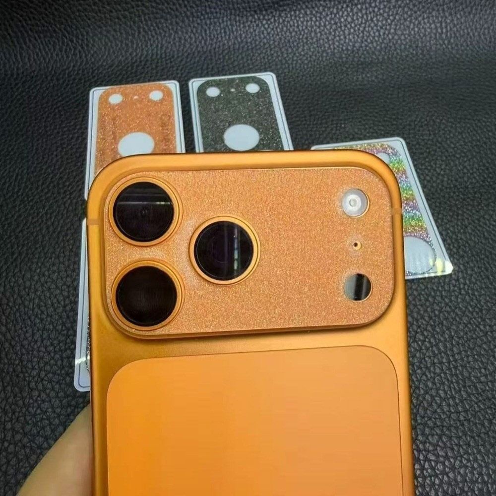 Bling Full Glitter Lens Protector Anti Scratch HD Camera Lens Cover Full Cover Camera Protector for iPhone 17Pro/17 Pro Max