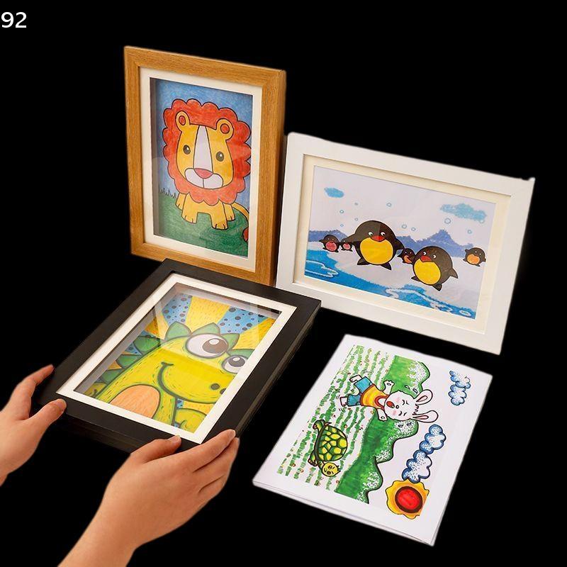 Children's Magnetic A4 Frame, Front Easy Open, Variable Frametory for Drawing Picture, Home Decor