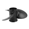 3 Blades Boat Motor Propeller 10 Splines Teeth Right Rotation 10in Pitch Replacement for SUZUKI 8‑20HP Outboard Engines