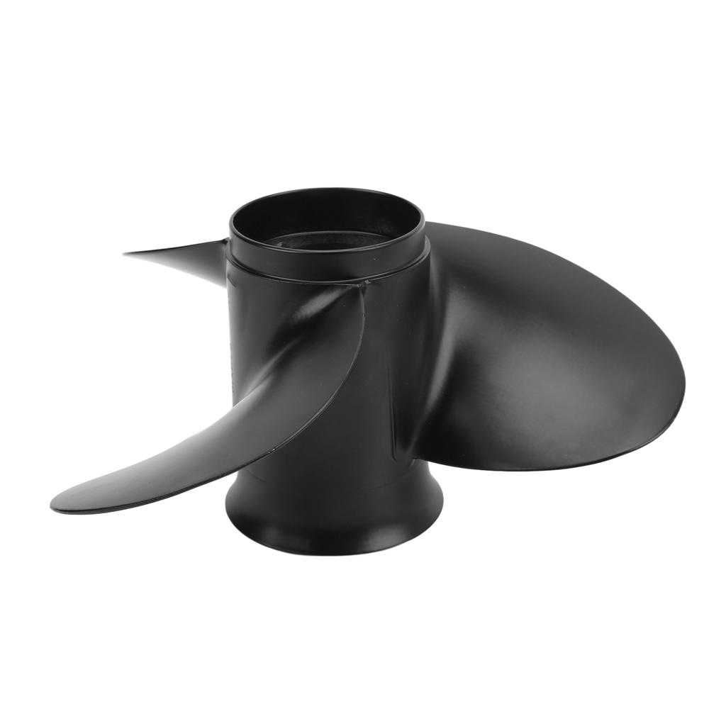 3 Blades Boat Motor Propeller 10 Splines Teeth Right Rotation 10in Pitch Replacement for SUZUKI 8‑20HP Outboard Engines