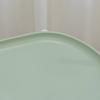 Storage Trolley with Wheels Handle Removable Sofa Side Table for Living Room Bedroom Matcha Green