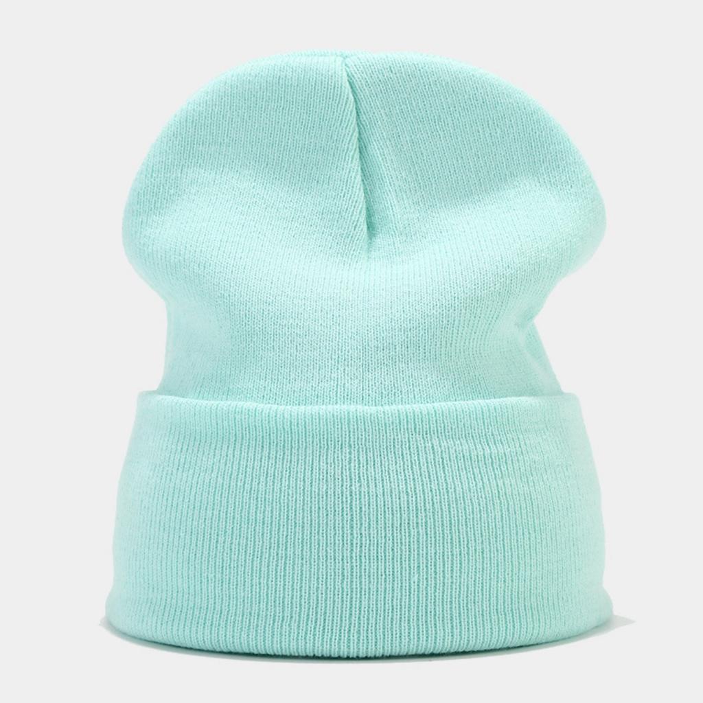 Strickmützen, Damenhüte, Einfarbige Hüte, Herbst- und Winterhüte, Glatt gestrickte Mützen, Bommelmützen, Herrenhüte, Outdoor-Hüte, Kalte Hüte, Warme Hüte