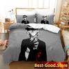 Anime Bungo Stray Dogs Bedding Set Duvet Cover Sheet Printed Bed Set Pillowcase Bed Full Queen King Size Comforter Bedroom