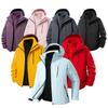 Womens Mens 3 In 1 Detachable Winter Hiking Jacket Waterproof Windproof Outdoor Camping Trekking Coat