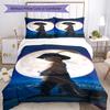3pcs Puss In Boots Bedding Set Duvet Cover Closure Includes 1 Duvet Cover & 2 Pillowcases, Soft and Comfortable for All Seasons.