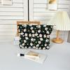Dustproof Embroidered Cosmetic Bag Large Capacity Pencil Case Simple Cosmetic Storage Bag  Travel